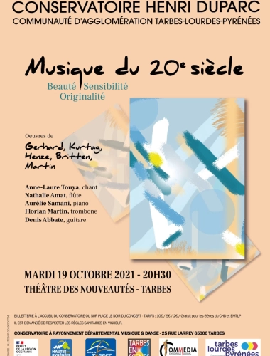 Concert "Musique du 20e siècle"