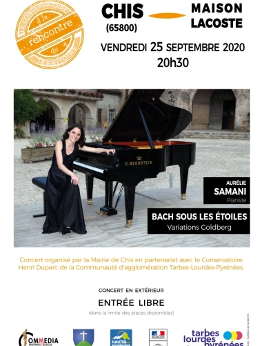 Récital piano - Aurélie Samani : "Variations Goldberg"