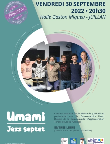 Rencontre du Territoire : UMAMI - Jazz Septet