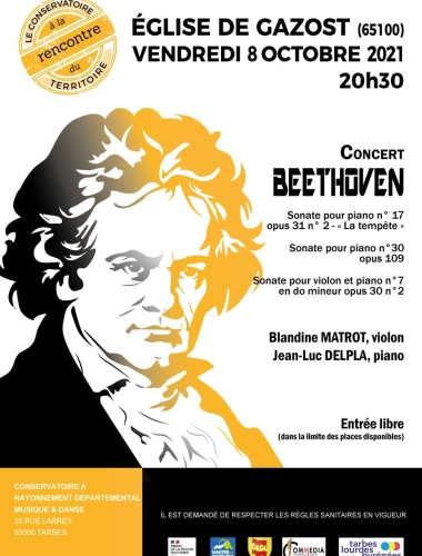 Rencontre du Territoire, Concert Beethoven - violon et piano