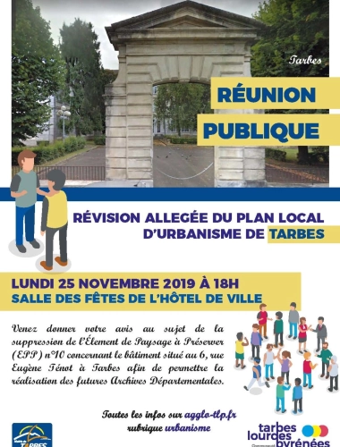 Réunion Publique PLU Tarbes