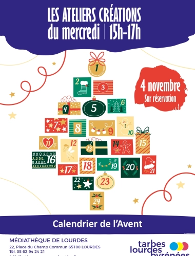 ANNULÉ - Atelier créatif "calendrier de l'Avent"
