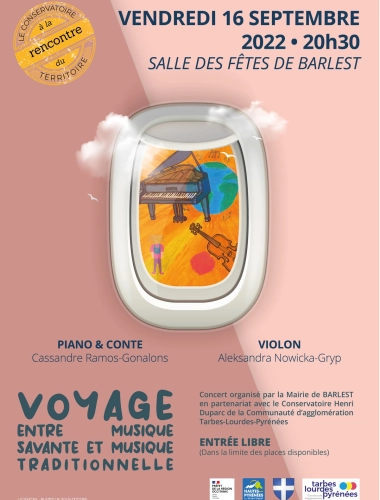 Rencontre du Territoire : VOYAGE  ENTRE MUSIQUE SAVANTE ET MUSIQUE TRADITIONNELLE