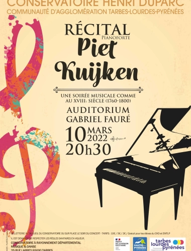 Récital de pianoforte - PIET KUIJKEN
