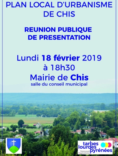 Réunion publique présentation PLU Chis