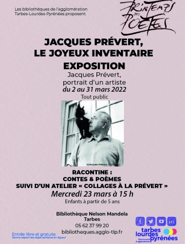 Racontine : Contes & Poèmes - Suivi d'un atelier "Collages à la Prévert"