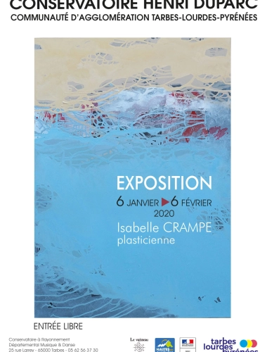 Exposition de peintures d'Isabelle Crampe