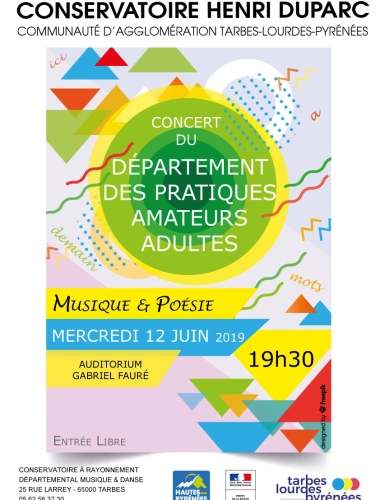 Concert du Département des Pratiques Amateurs Adultes