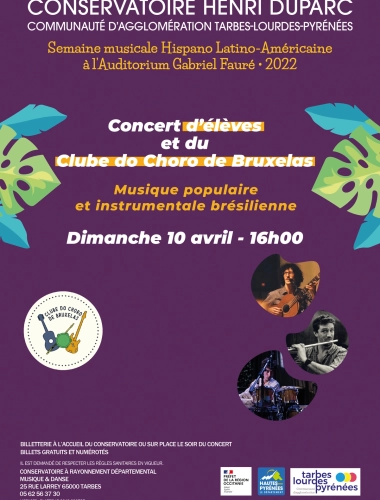 Concert d'élèves et du Clube de Choro de Bruxelas