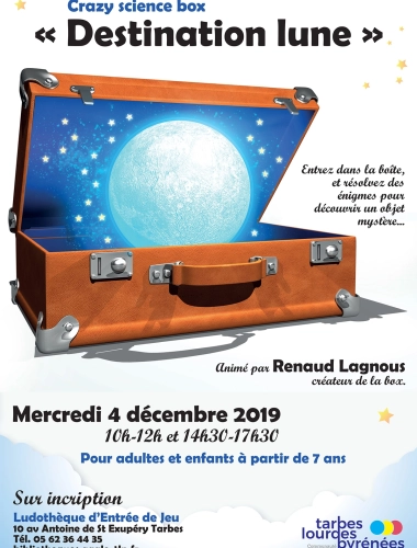 Crazy science box "Destination Lune"