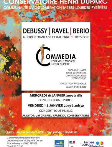 Concert Musique Française et Italienne du XXe siècle