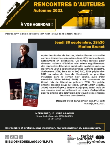 Rencontre d'auteur - Marion BRUNET