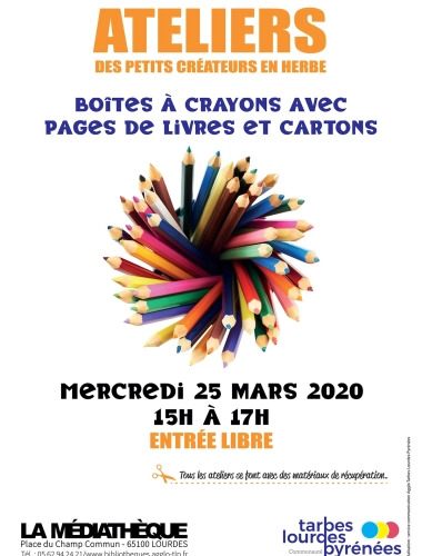 ANNULÉ Ateliers des petits créateurs en herbe