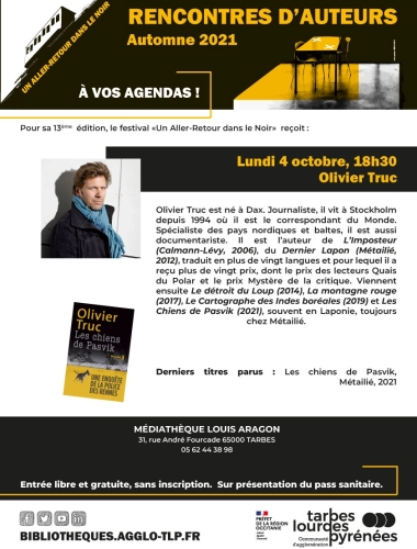 Rencontre d'auteur - Olivier TRUC