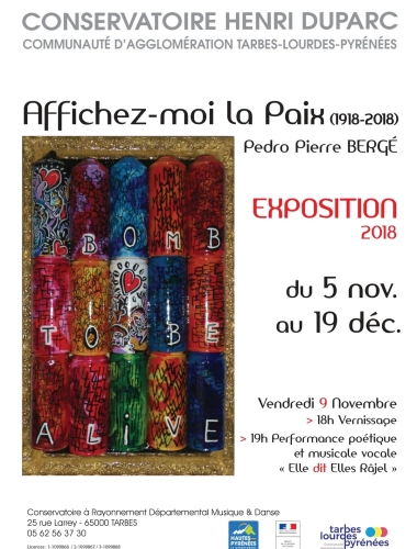 Exposition "Affichez-moi la Paix" Pierre Bergé