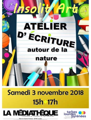 Atelier d'écriture autour de la nature
