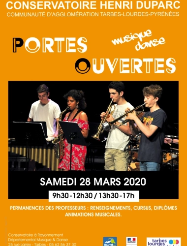 ÉVÉNEMENT ANNULÉ : Les Portes Ouvertes du Conservatoire