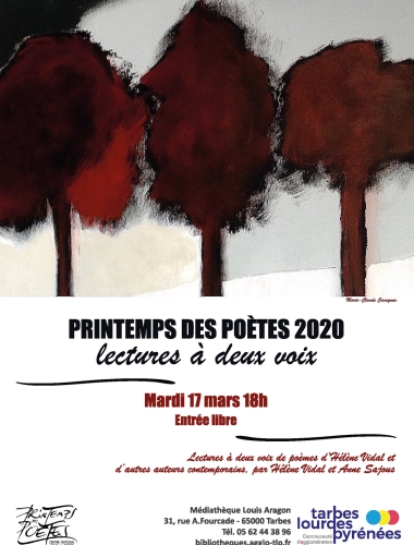 ANNULÉ Printemps des poètes