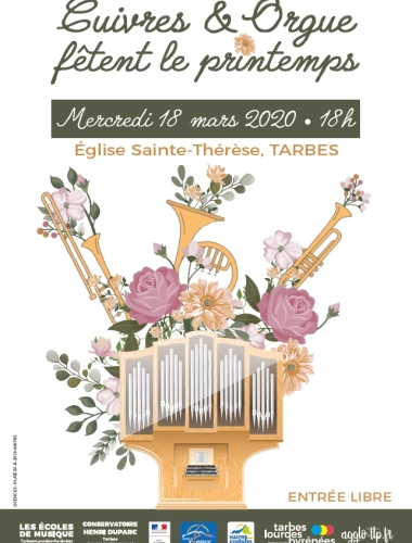 ÉVÉNEMENT ANNULÉ : Cuivres et Orgue fêtent le printemps
