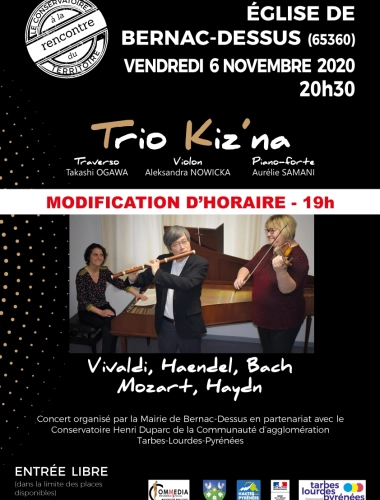 ÉVÉNEMENT ANNULÉ : Concert Trio Kiz'na