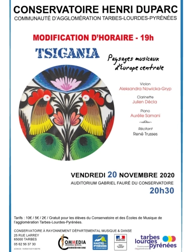 ÉVÉNEMENT ANNULÉ : Concert Tsigania