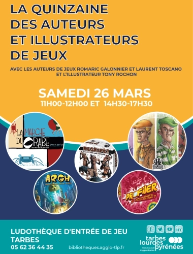 La quinzaine des auteurs et illustrateurs de jeux