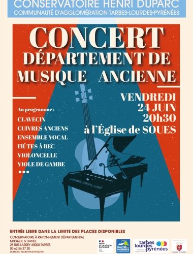 Concert du Département de MUSIQUE ANCIENNE