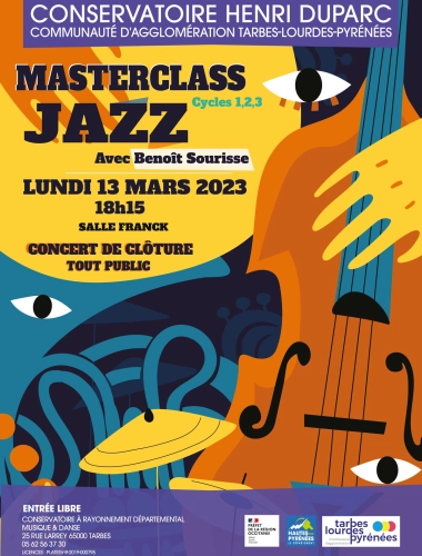 ANNULÉ - Concert de clôture MasterClass Jazz (Cycles 1, 2, 3)