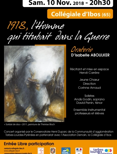 Concert "1918, l'Homme qui titubait dans la Guerre"