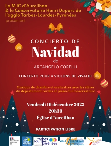 CONCIERTO DE NAVIDAD de ARCANGELO CORELLI - CONCERTO POUR 4 VIOLONS DE VIVALDI