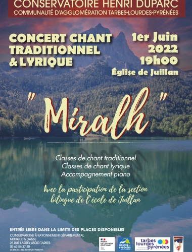 CONCERT CHANT TRADITIONNEL ET LYRIQUE - "MIRALH"