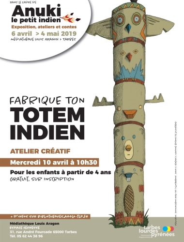 Anuki - Fabrique ton totem indien