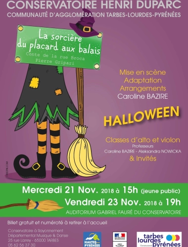 Halloween : La sorcière du placard aux balais