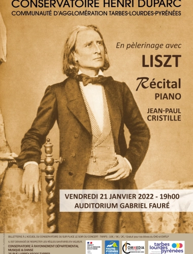 ÉVÉNEMENT REPORTÉ : Récital piano - "En pèlerinage avec Liszt"