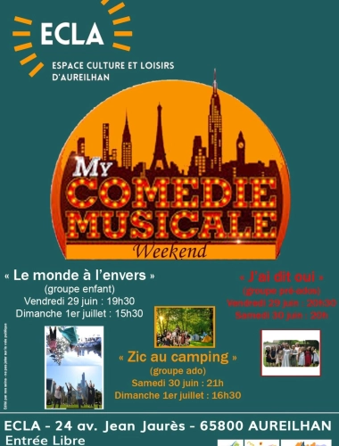 Week-end comédie musicale  à Aureilhan