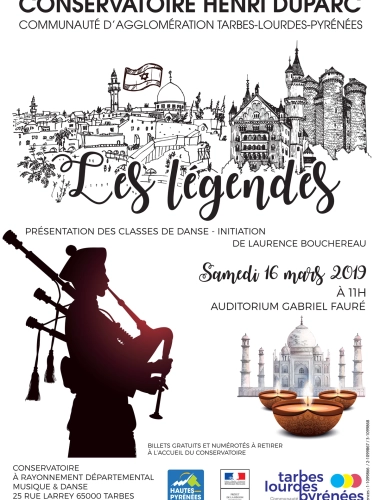 Les légendes : présentation des classes de danse initiation