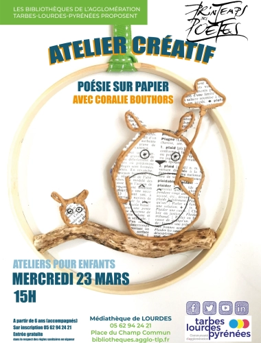 Atelier créatif - Poésie sur papier