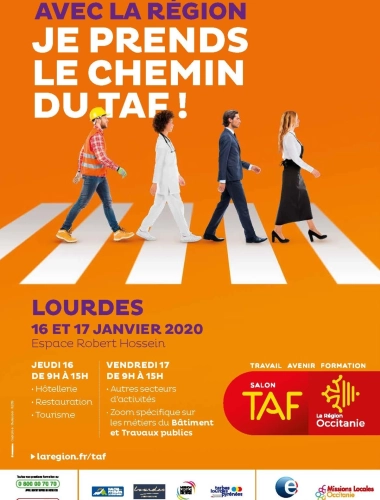 TAF : Le Salon Travail-Avenir-Formation, le 16 et 17 janvier 2020 à Lourdes