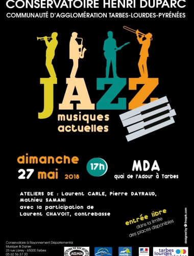 Concert de fin d’année du Département Jazz et Musiques Actuelles du conservatoire