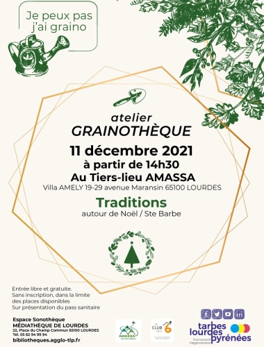 Atelier Grainothèque - traditions autour de Noël