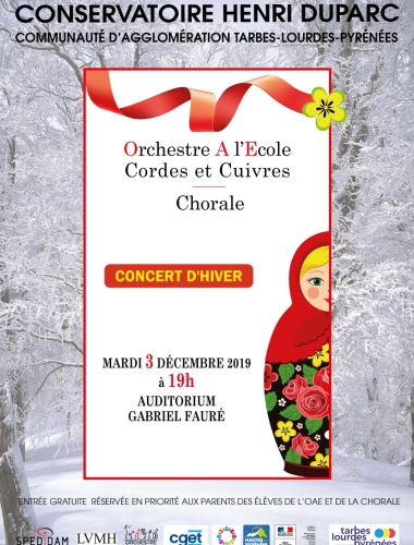 Concert d'hiver des Orchestres à l'école
