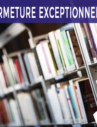 Fermeture exceptionnelle de la bibliothèque Claude Nougaro