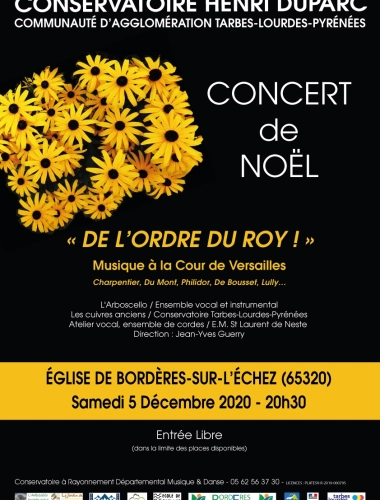 ÉVÉNEMENT ANNULÉ : "DE L'ORDRE DU ROY..." - Concert de Noël