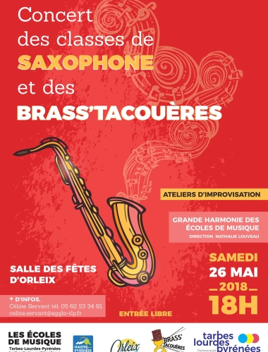 Concert des classes de saxophones et des Brass'Tacoueres