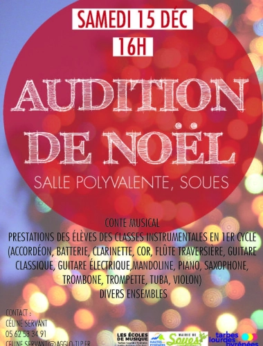 Auditions de Noël à Soues