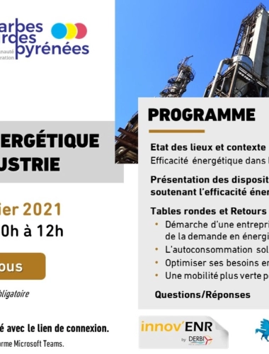 L'efficacité énergétique dans l'industrie - Webinaire