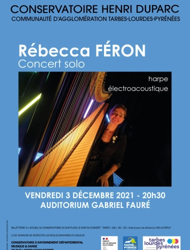 Concert Rébecca Féron, harpe électroacoustique