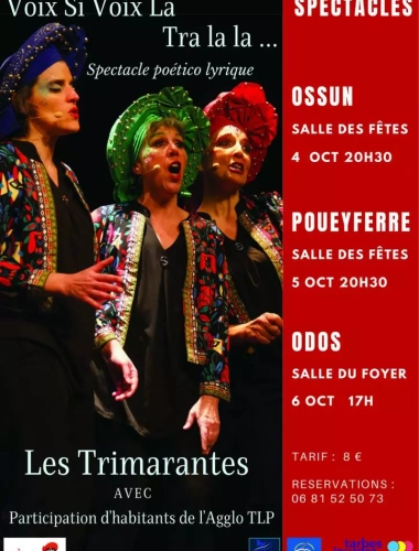 Voix Si Voix là - Spectacle poético lyrique