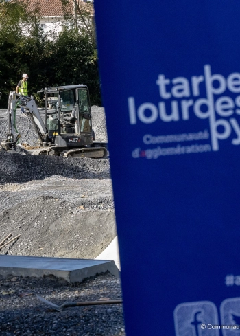 Travaux pumptrack Lourdes