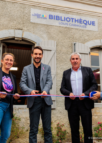 Inauguration de la bibliothèque d'Orleix